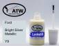 Preview: Ford, Bright Silver Metallic, Y9: 20ml Lackstift, von ATW Autoteile West.